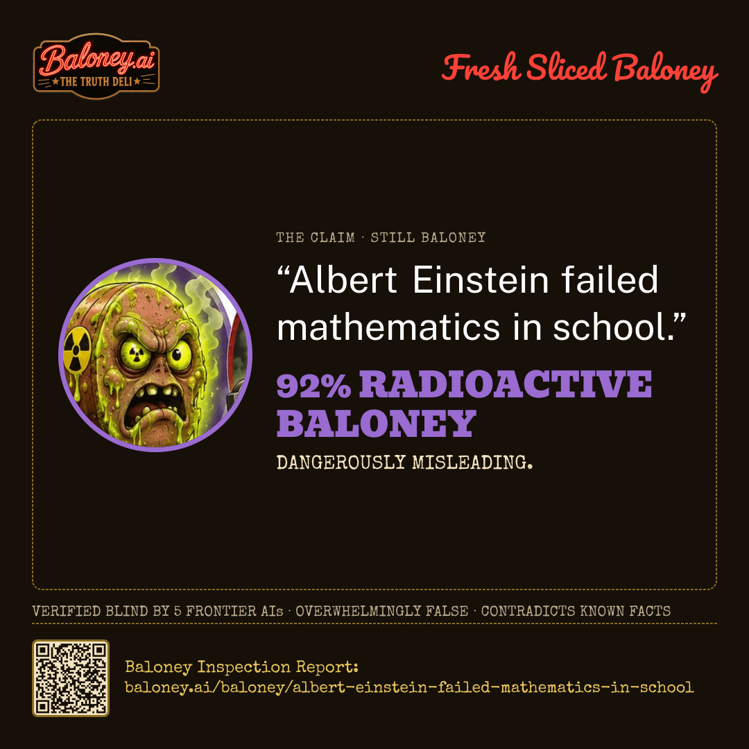 92% Radioactive Baloney card for this claim