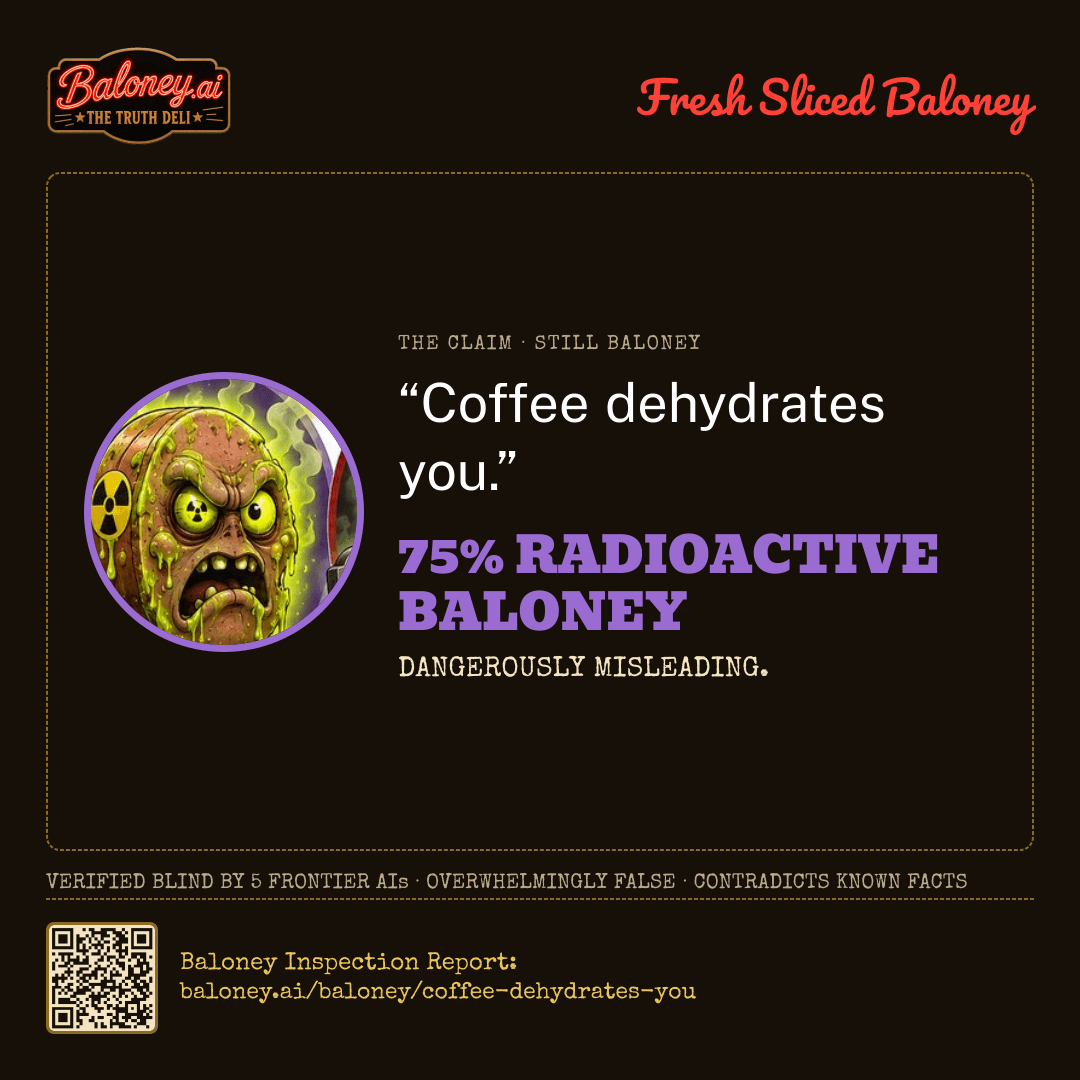 75% Radioactive Baloney card for this claim