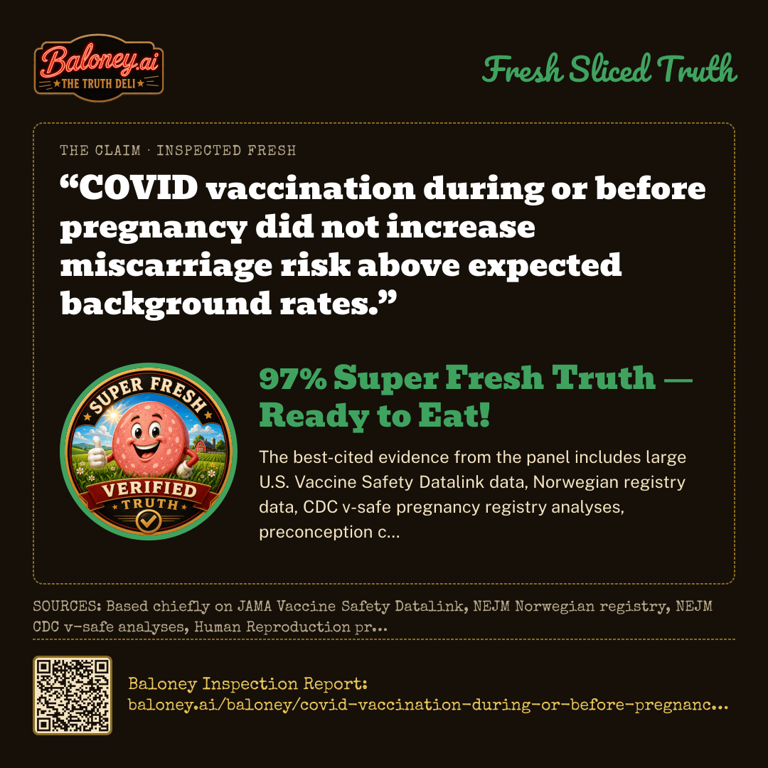 97% Super Fresh Truth card for this claim