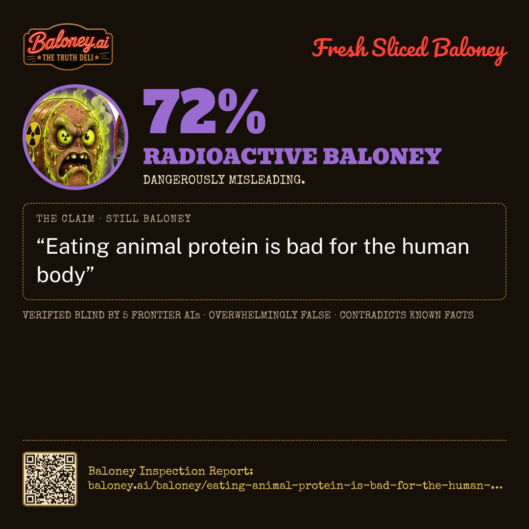 72% Radioactive Baloney card for this claim
