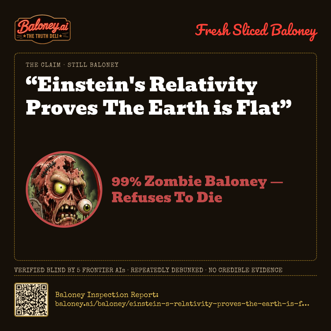 99% Zombie Baloney card for this claim