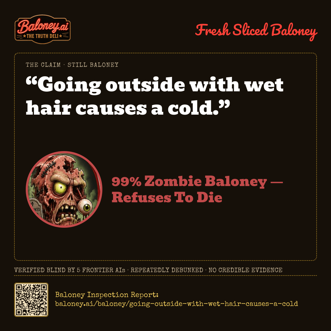 99% Zombie Baloney card for this claim