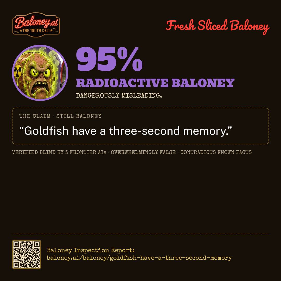 95% Radioactive Baloney card for this claim