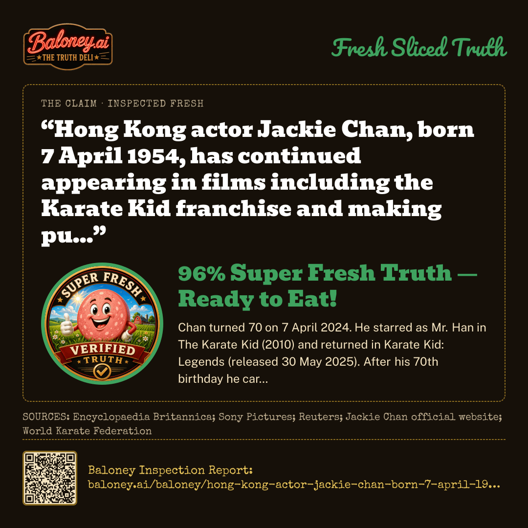 96% Super Fresh Truth card for this claim