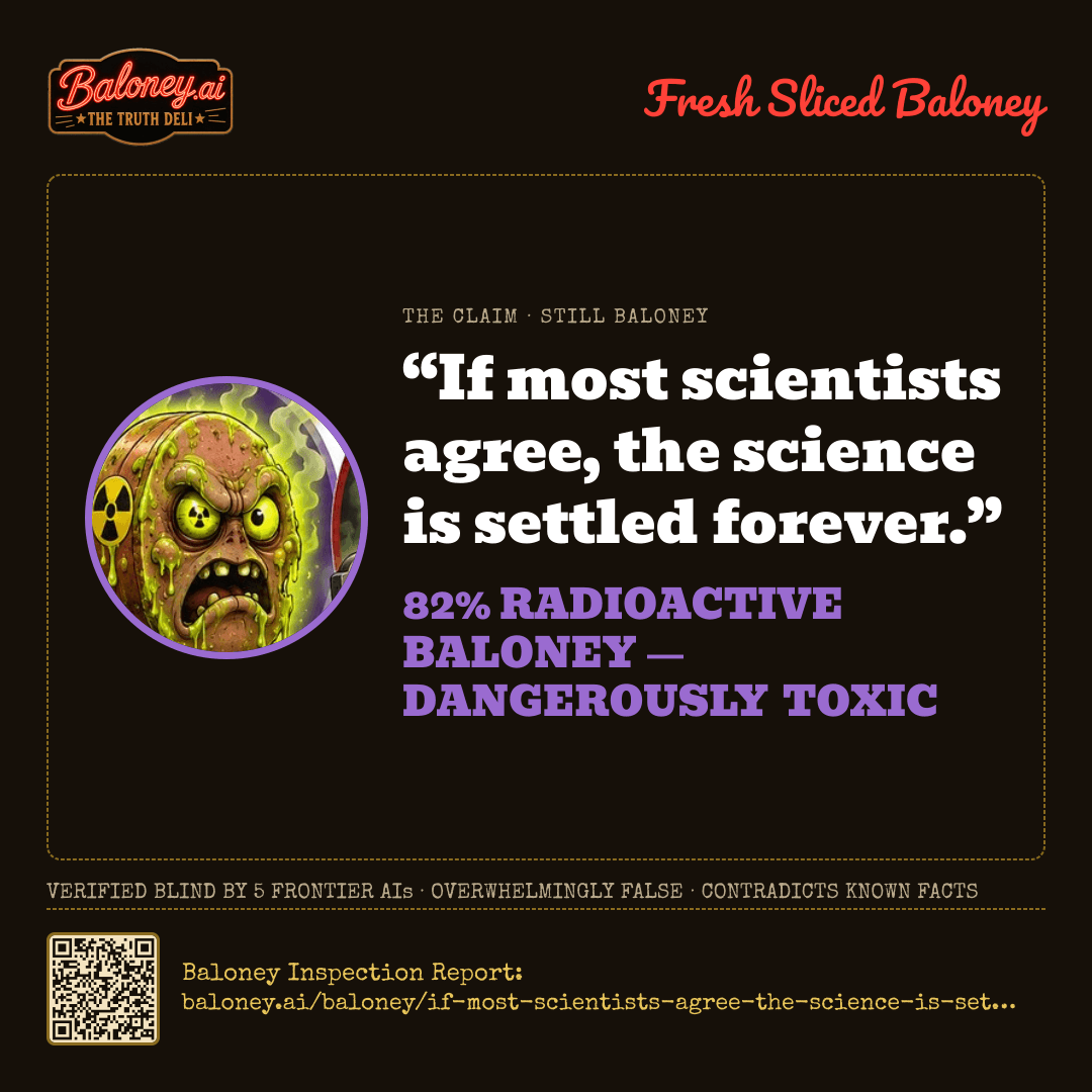 82% Radioactive Baloney card for this claim