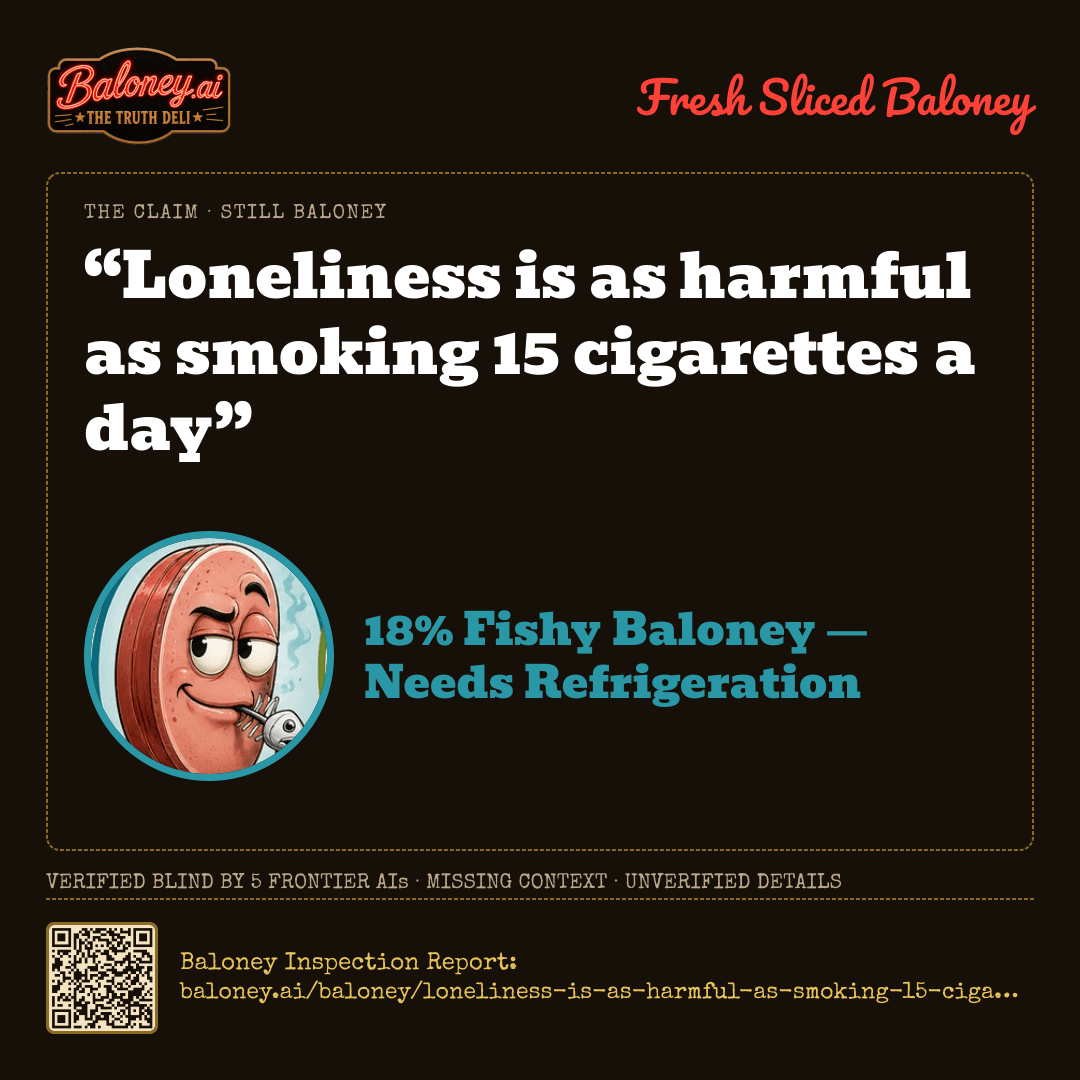 18% Fishy Baloney card for this claim