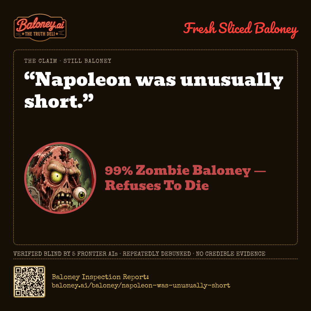 99% Zombie Baloney card for this claim