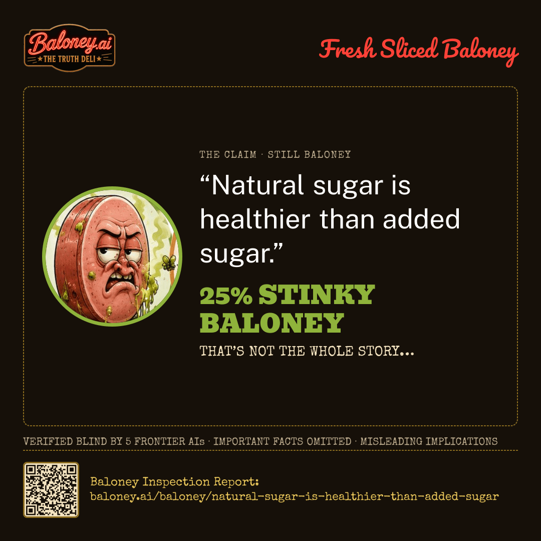 25% Stinky Baloney card for this claim