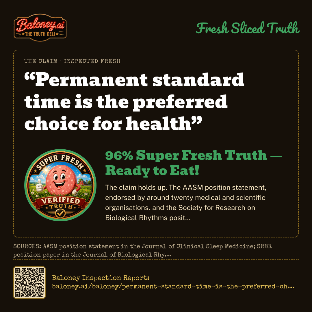 96% Super Fresh Truth card for this claim