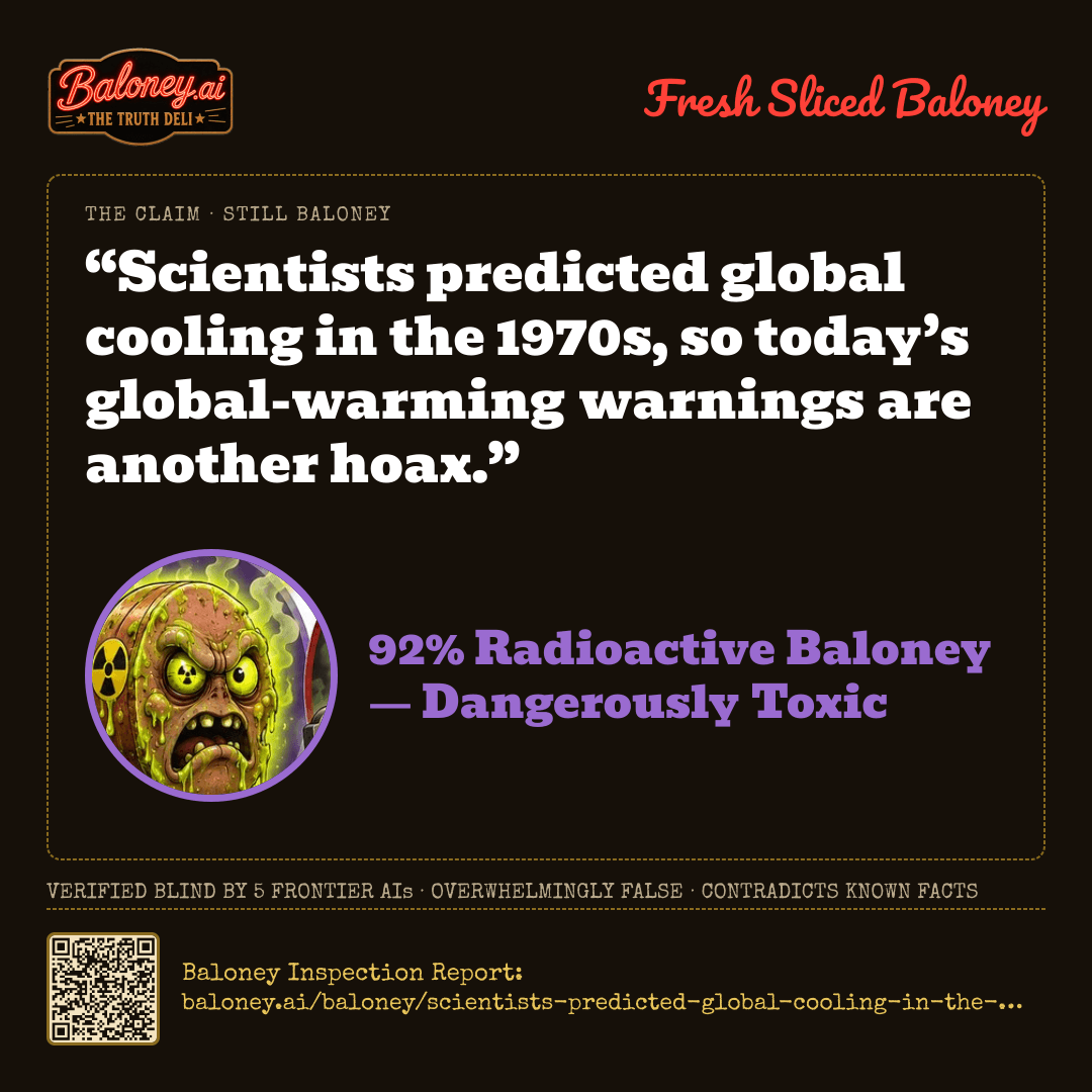 92% Radioactive Baloney card for this claim