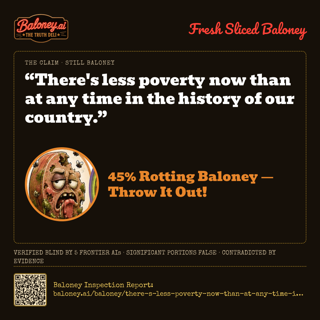 45% Rotting Baloney card for this claim