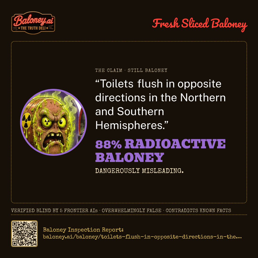 88% Radioactive Baloney card for this claim