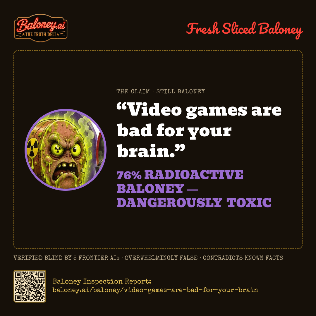 76% Radioactive Baloney card for this claim