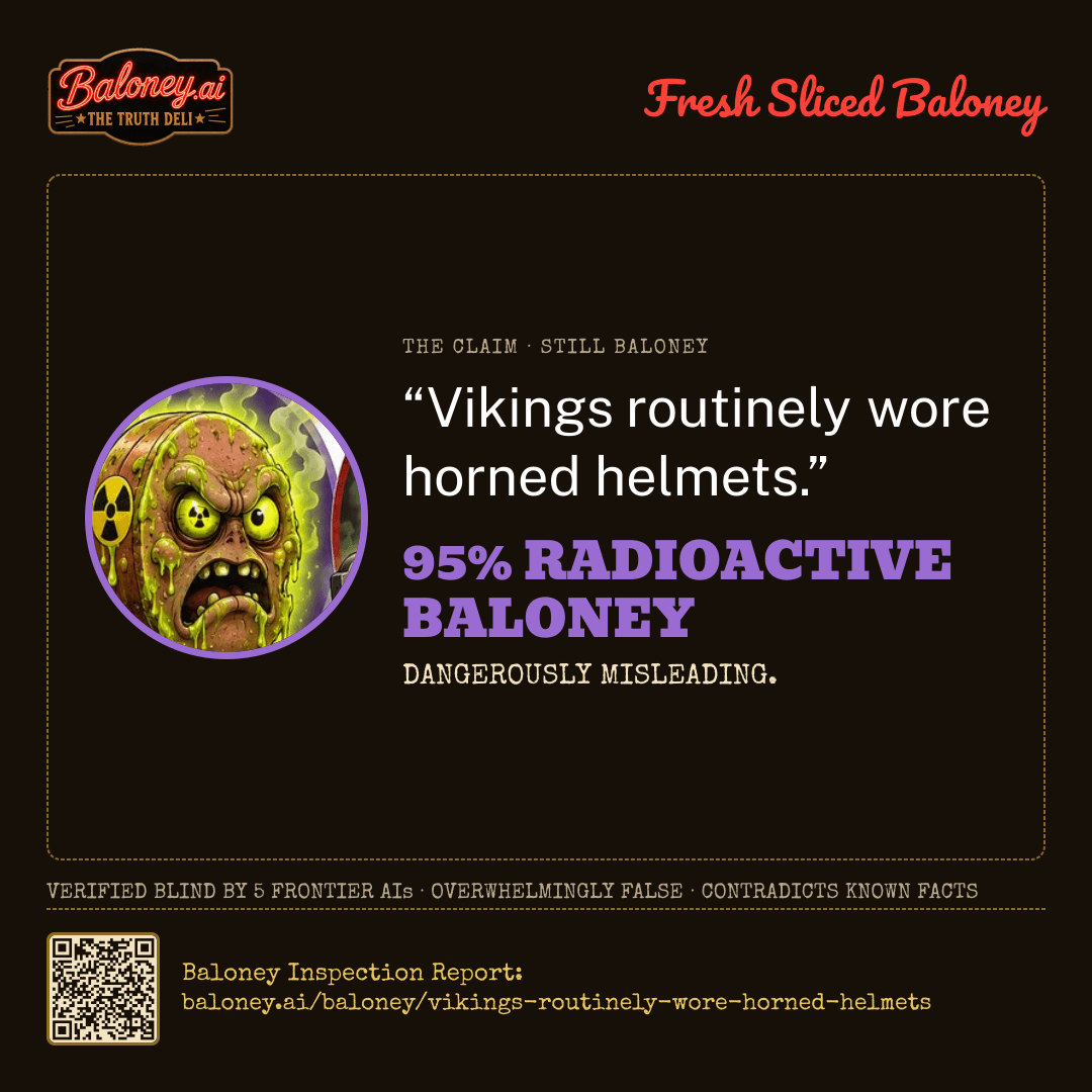 95% Radioactive Baloney card for this claim