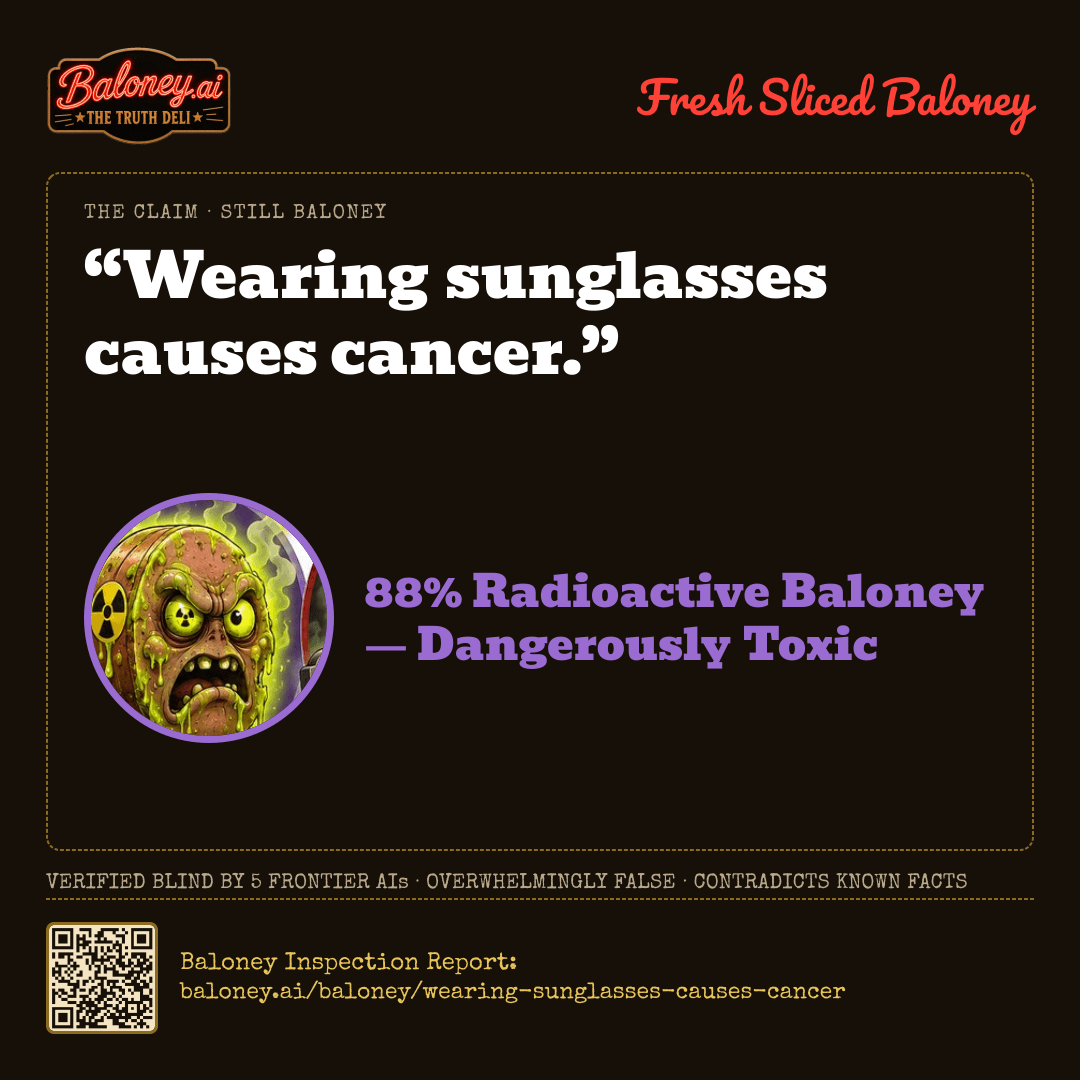 88% Radioactive Baloney card for this claim