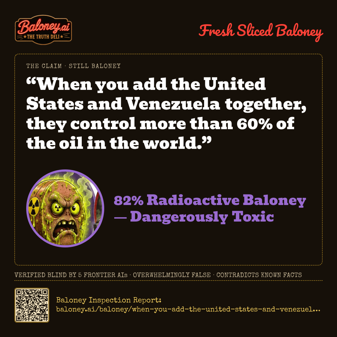 82% Radioactive Baloney card for this claim